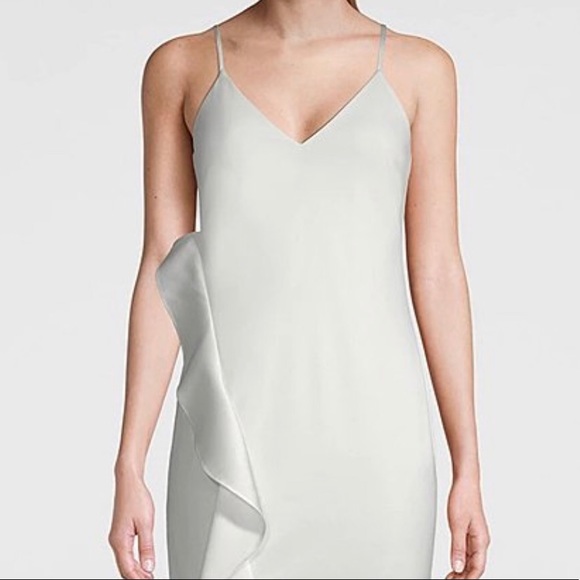 NWT Elegant WHBM ivory sleeveless midi dress - Picture 5 of 5